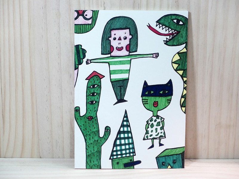 微醺斑比色彩系列-青草地笔记本 - 笔记本/手帐 - 纸 绿色