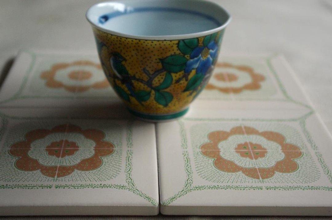 Taiwan Traditional Tiles Coaster 台湾爿爿花陶瓷吸水杯垫 - 植物细胞 - 杯垫 - 其他材质 多色