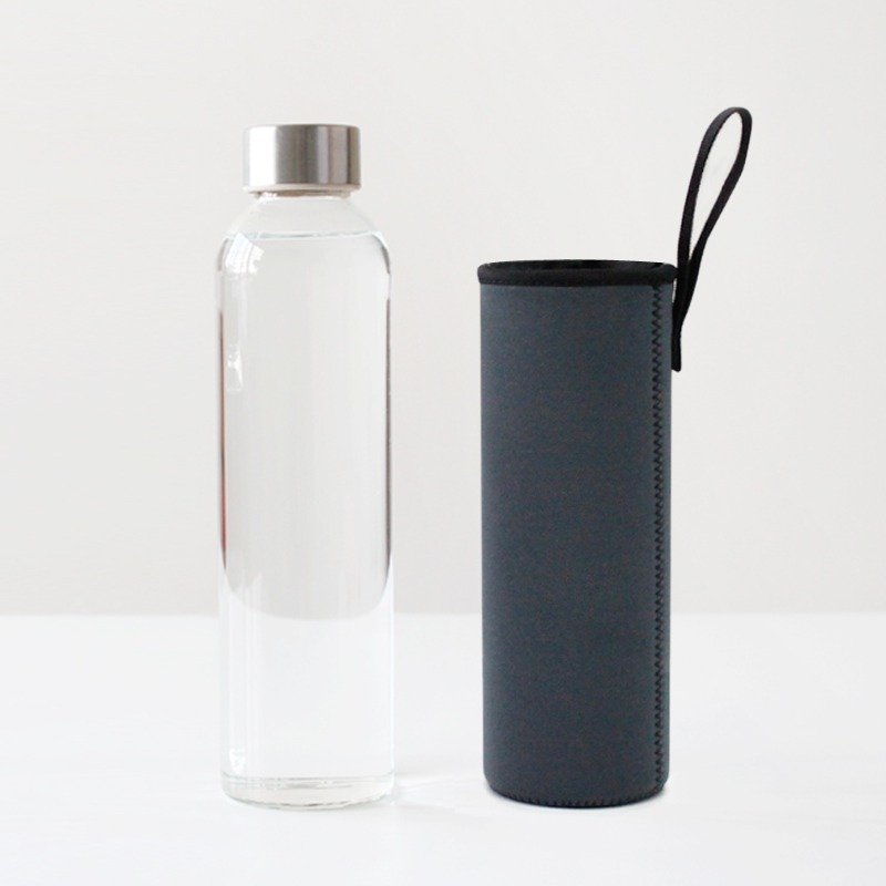 U-PICK原品生活 健康耐热玻璃水瓶550ml 密封带盖玻璃杯旅行杯（3个以上含3个请到页面补运费人民币30元） - 茶具/茶杯 - 玻璃 