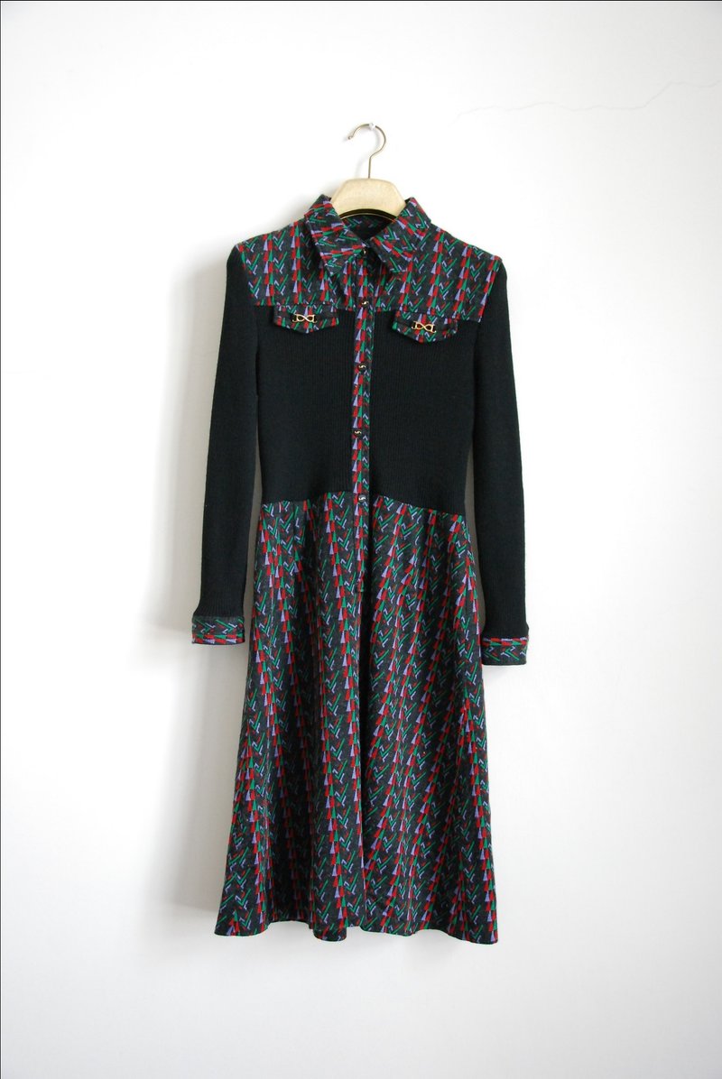 古着厚料洋装 - 洋装/连衣裙 - 其他材质 