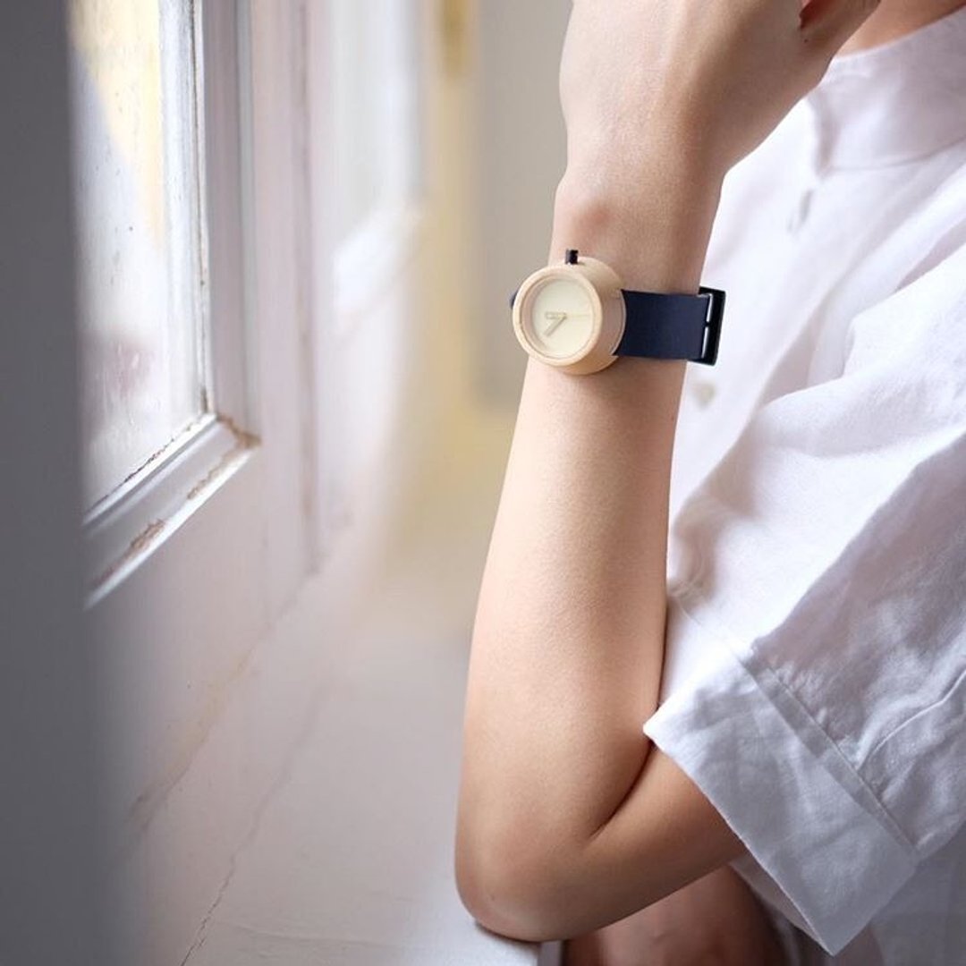 Lima Watch Pagi Maple Navy Blue - 女表 - 木头 蓝色