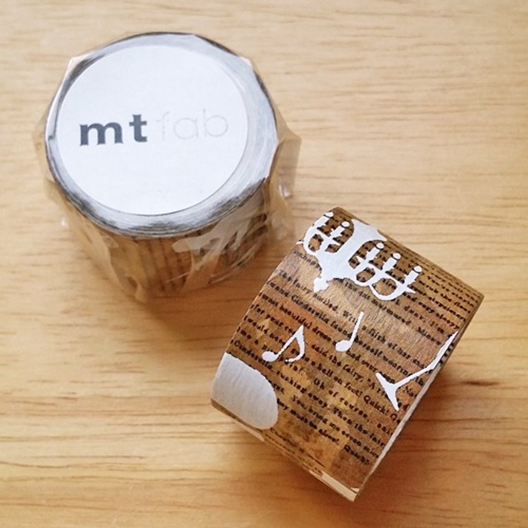 mt 和纸胶带 fab 凹凸网版系列【童话故事(MTSC1P02)】 - 纸胶带 - 纸 咖啡色