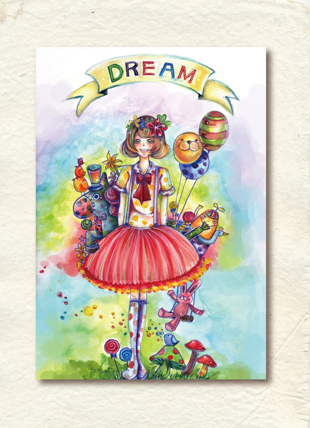 梦Dreams 拥抱月亮个人复制画集7P - 刊物/书籍 - 纸 多色