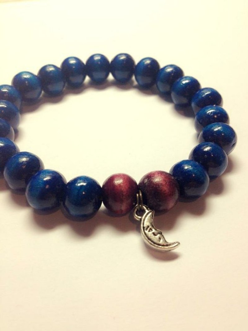 月儿弯弯 - 手链/手环 - 其他材质 蓝色