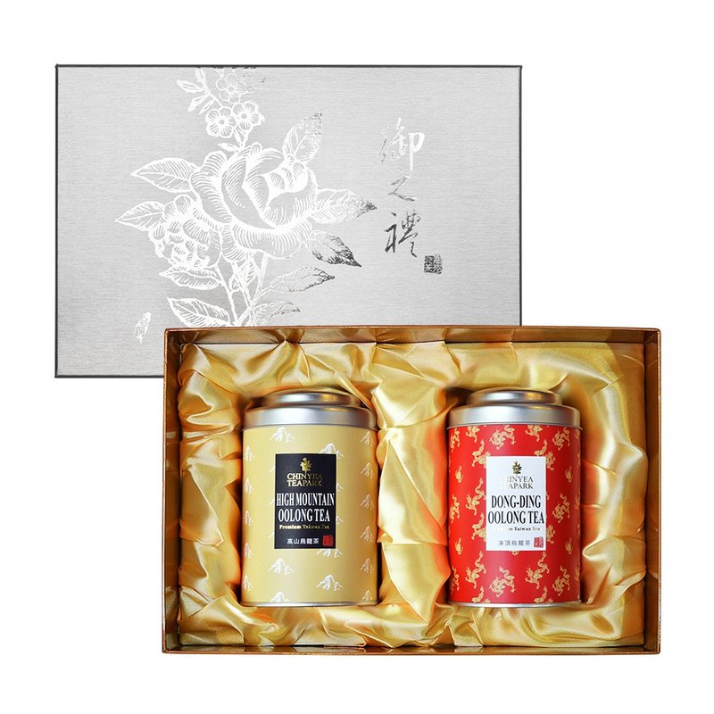 【独家礼盒】御之礼－台湾经典茗茶礼盒(浓香+清香) - 茶 - 其他金属 银色