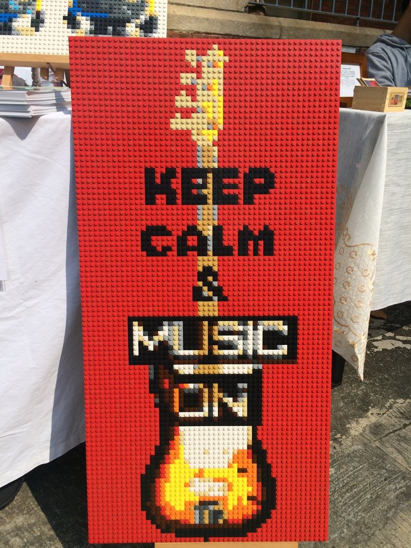 订制DIY积木画马赛克boxset (尺寸: Medium 80cm x 40cm) - 其他 - 塑料 