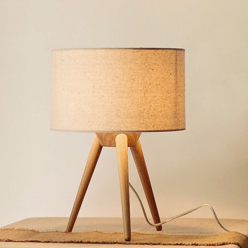木入三分。春沐居 实木台灯 原木系列 原创设计 创意台灯 床头灯-TL-01 - 灯具/灯饰 - 木头 卡其色
