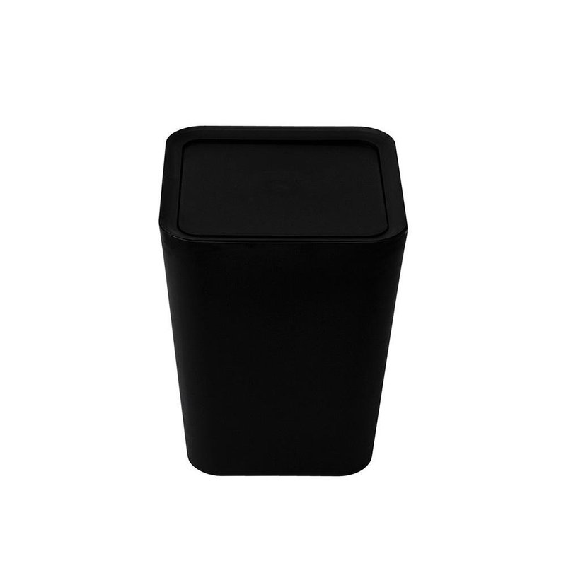QUALY 小乐色筒 方型 - 收纳用品 - 塑料 黑色
