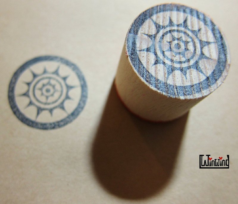 太阳之眼小图章 - 其他 - 硅胶 咖啡色