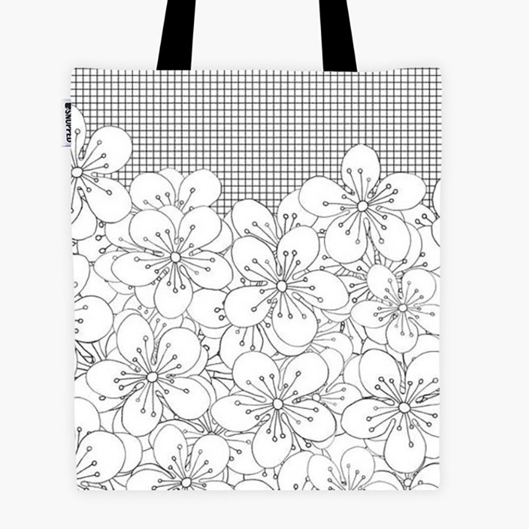 Filament - 帆布袋 - Cherry Blossom Grid - 侧背包/斜挎包 - 防水材质 