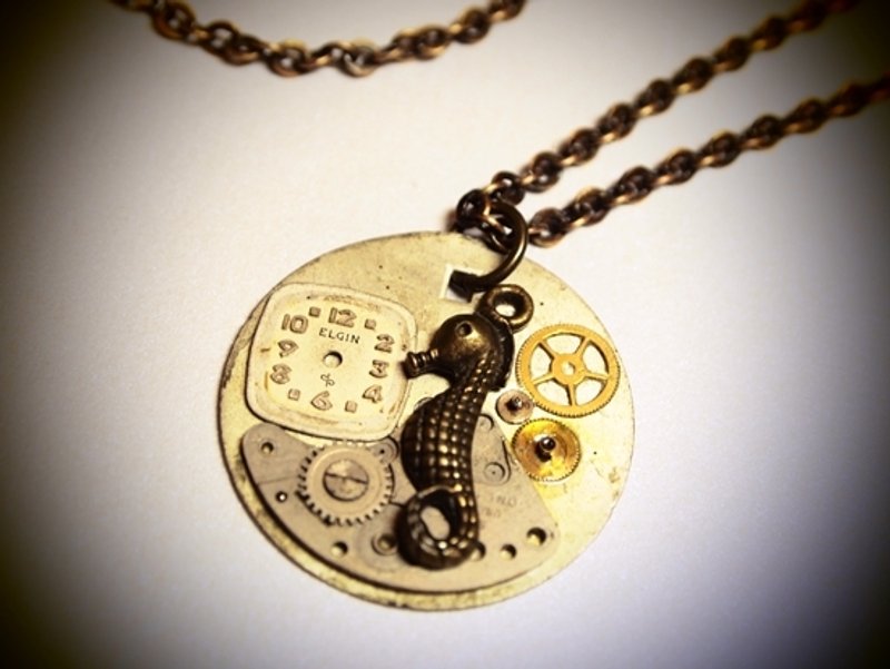 Steampunk 蒸汽庞克风格项链 under the sea - 项链 - 其他金属 金色