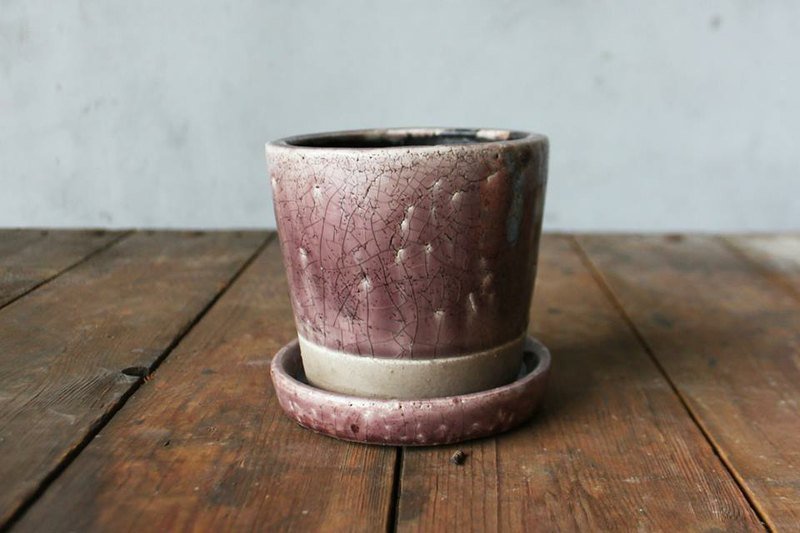 DULTON 陶釉烧花盆_薰衣草紫light purple - 花瓶/陶器 - 陶 紫色