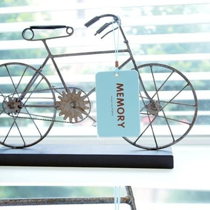 Dessin x Pleple-memory行李吊牌-薄荷蓝,PLE32365 - 行李吊牌 - 塑料 蓝色