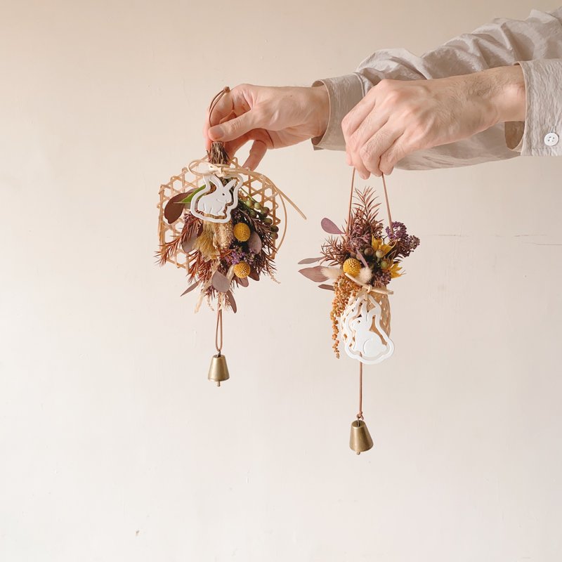 中秋节限定 干燥花吊饰 - 植栽/盆栽 - 植物．花 橘色