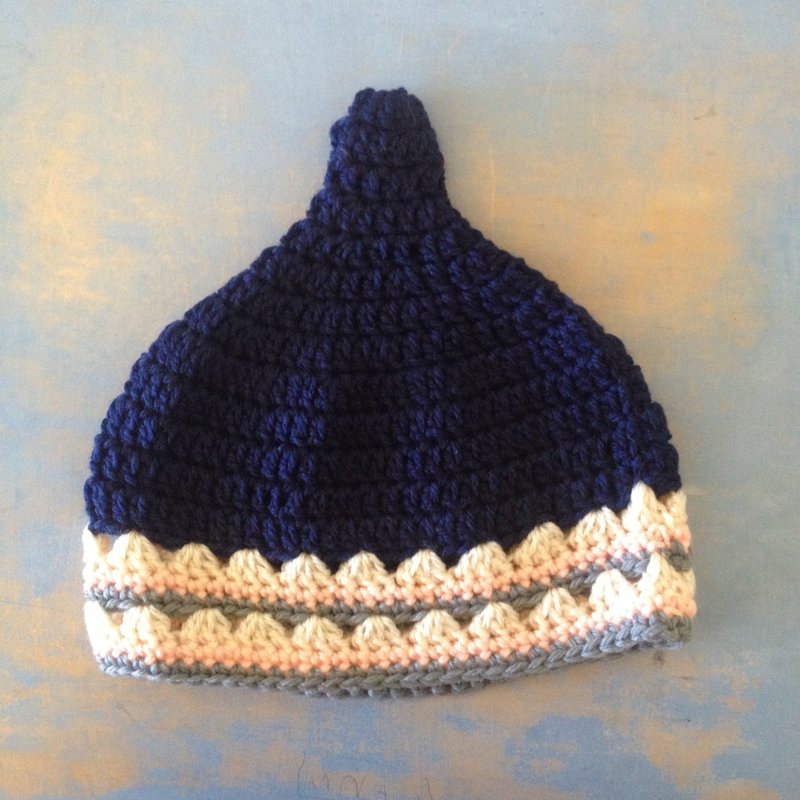 mille-feuille  M present freewrapping gift kobito gnome pixie beanie natural nature unique mountain hiking picnic  marine red ocean beach shopping newborn cake yummy cream - 男装针织衫/毛衣 - 其他材质 粉红色