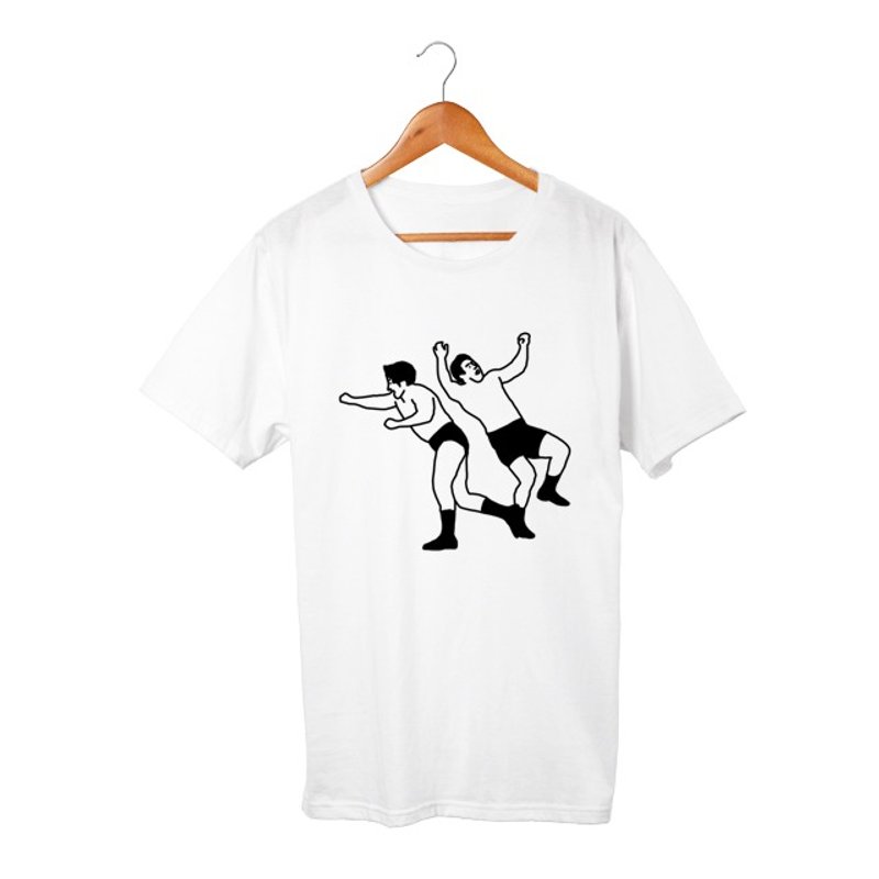 ラリアット T-shirt - 男装上衣/T 恤 - 棉．麻 白色