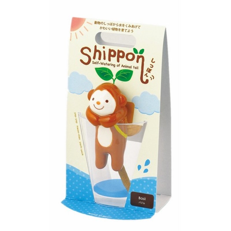 圣新陶芸Shippon吸式水耕培植物-罗勒小猴 - 植栽/盆栽 - 其他材质 咖啡色