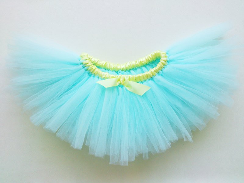 Oops！tutu【美式手工澎裙弥月生日礼盒 -冰淇淋恋曲 】薄荷绿 - 其他 - 其他材质 紫色