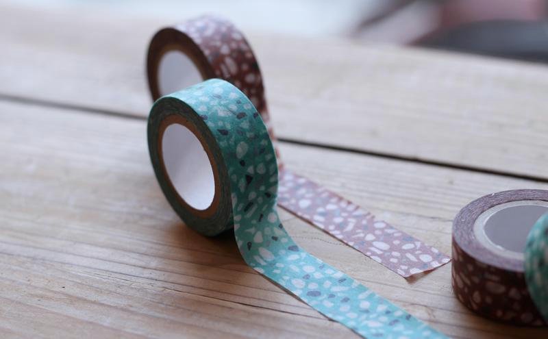 磨石子 ◘ 怀旧纸胶//绿 - 纸胶带 - 纸 绿色