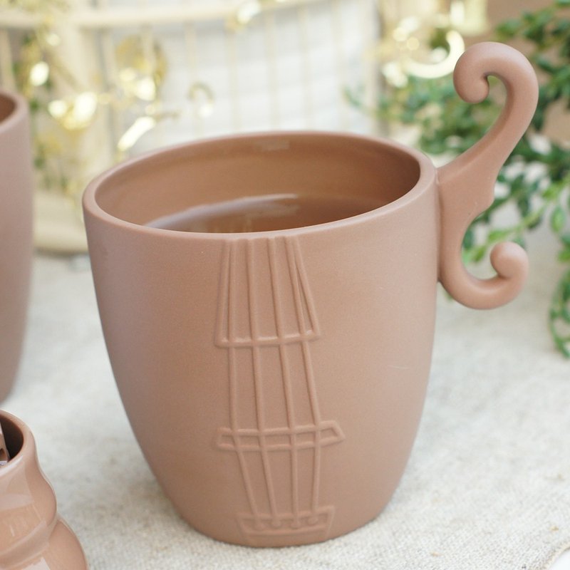 好合苑 提琴下弦马克杯-棕色 - 茶具/茶杯 - 其他材质 