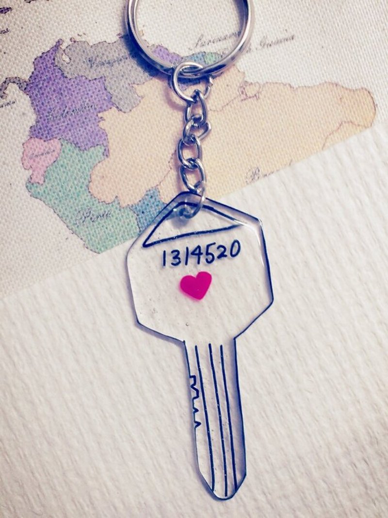 1314520钥匙钥匙圈 - 吊饰 - 塑料 黑色