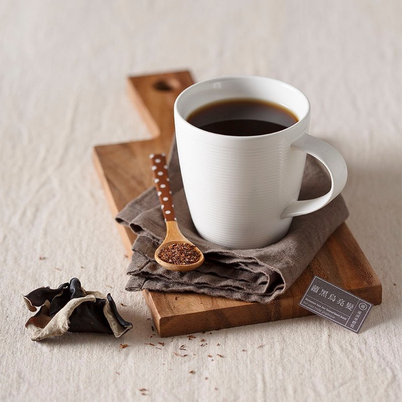 【茶阅日子】蕴黑乌亮发 - 健康/养生 - 植物．花 黑色