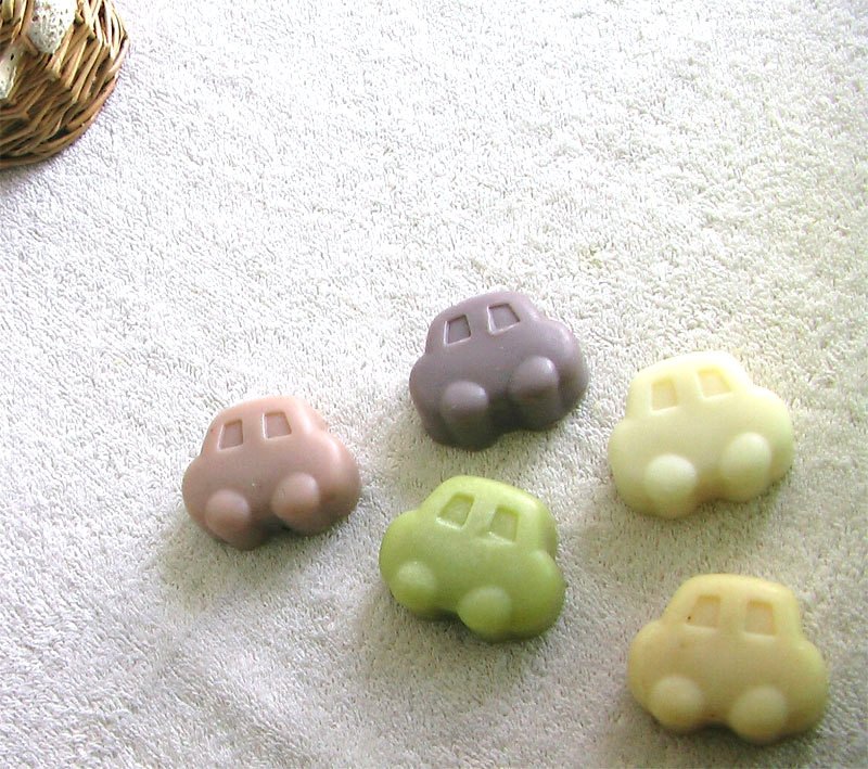 小汽车手工皂礼 圣诞节礼物 交换礼物 新年礼物 - 肥皂/手工皂 - 植物．花 多色