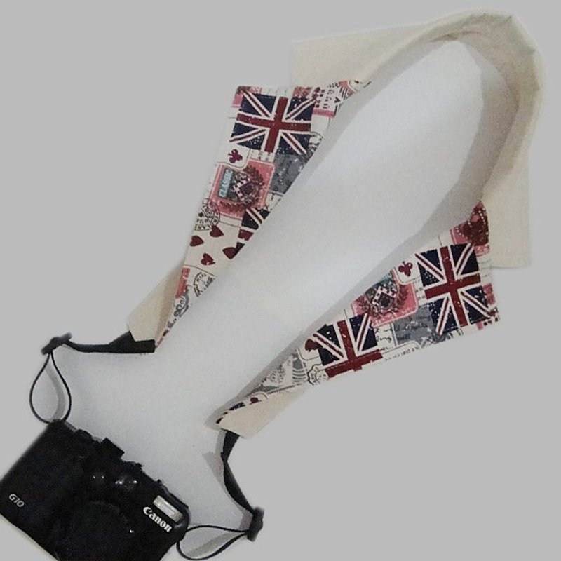 英伦领子造型相机背带 - 相机 - 其他材质 白色