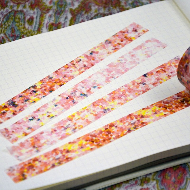 ◆◆年终特价◆◆【印度绣村自足企划】现代印象-芳菲 - 纸胶带 - 纸 粉红色