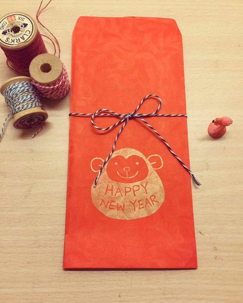 [TAll.Be]猴年红包袋*Happy Newyear*红冬冬 - 红包/春联 - 纸 红色