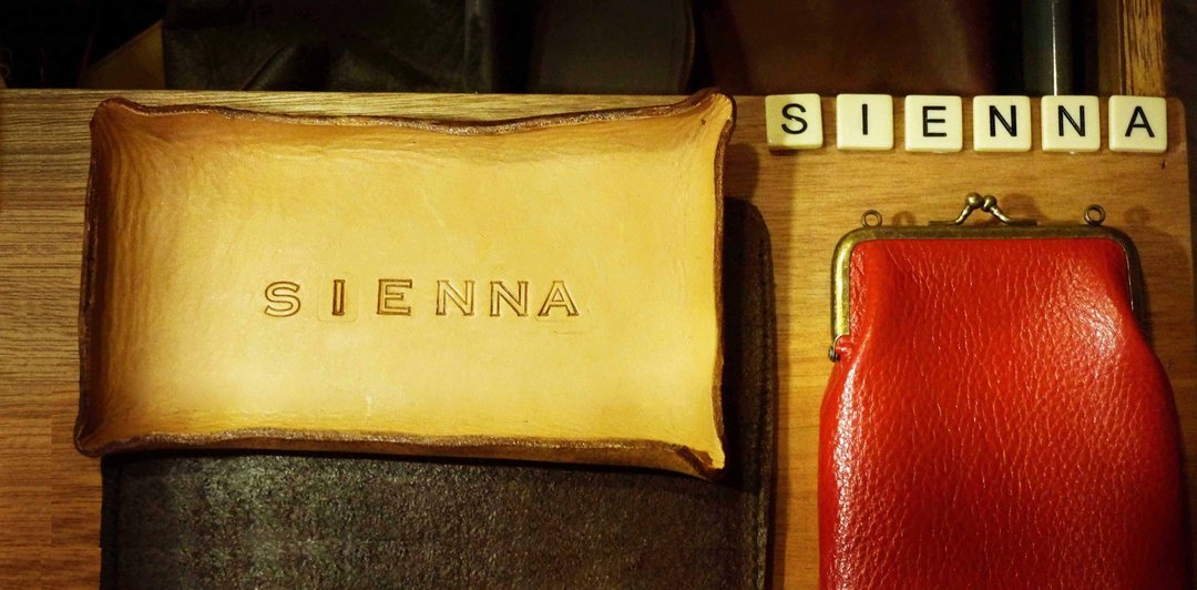 Sienna真皮找零钱盘.文具收纳.糖果盘 - 收纳用品 - 真皮 咖啡色