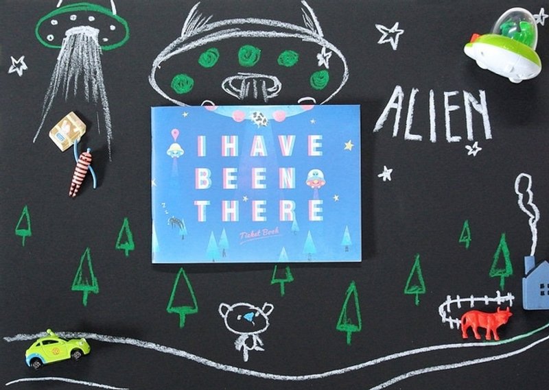 I Have Been There 打卡票根纪录本 - 飞碟▲即将绝版▲ - 笔记本/手帐 - 纸 多色