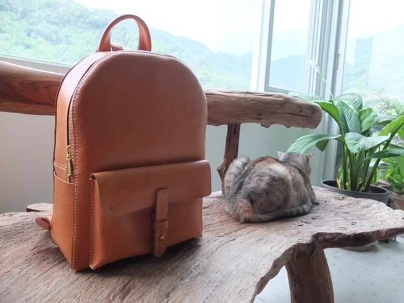 旅行后背包 - 后背包/双肩包 - 真皮 