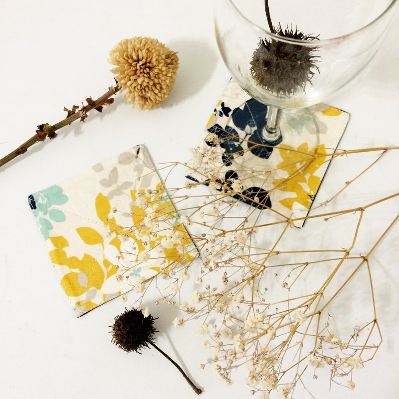 日本有感布花 / 杯垫 - 杯垫 - 其他材质 多色