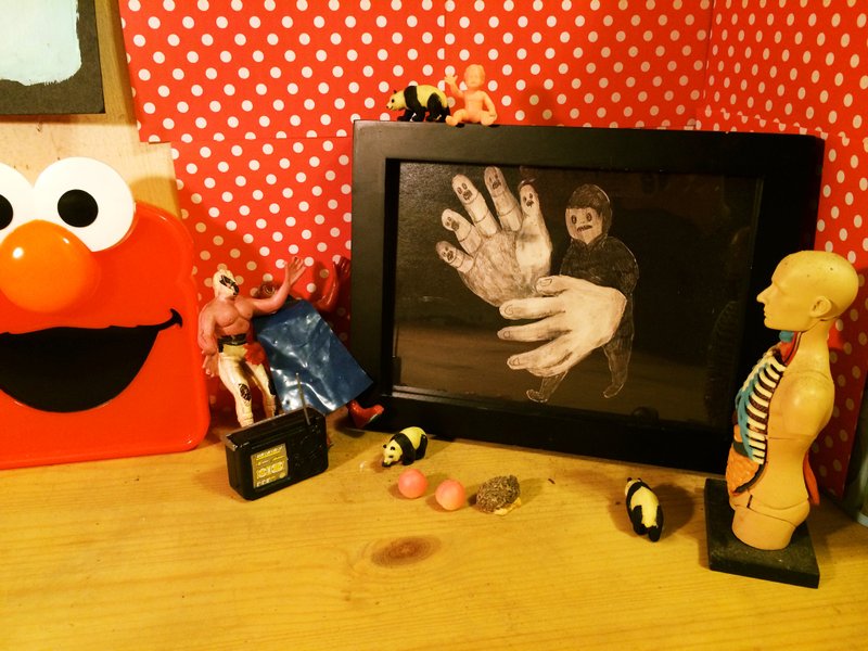 过去X未来多提无用 僵尸 zombie in my backyard 系列展览品 : The Science of Sleep (2006) 恋爱梦游中 - 海报/装饰画/版画 - 纸 灰色