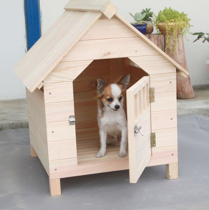 毛宝贝_顶级桧木狗屋 - 其他 - 木头 金色