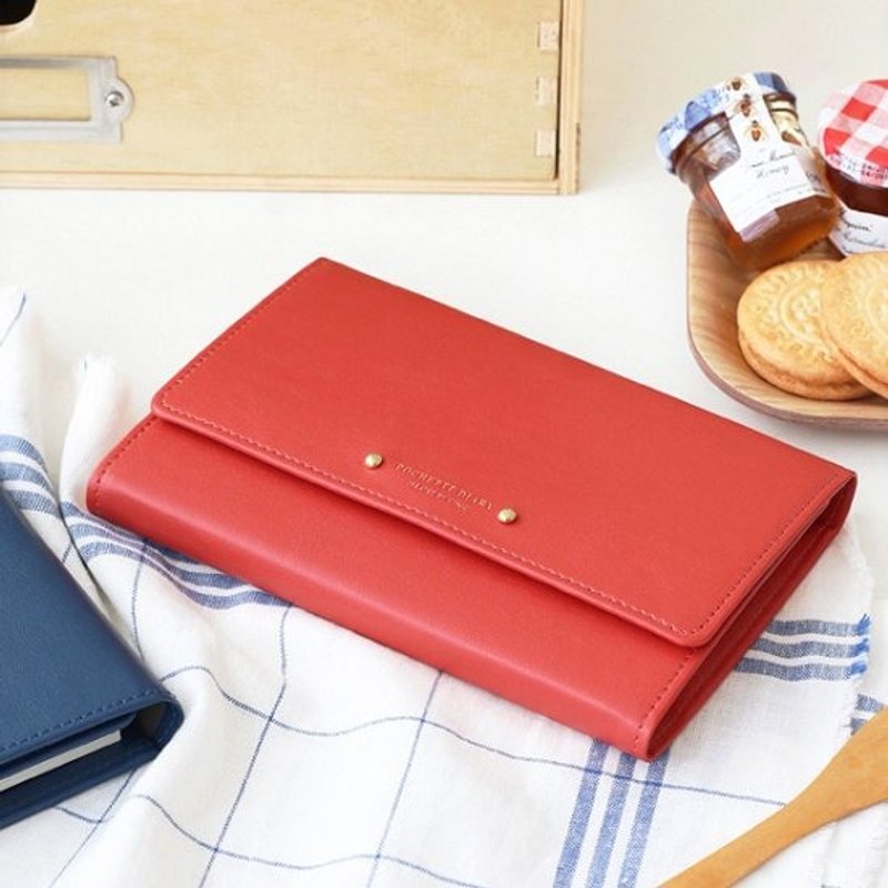 Dessin x Iconic-三折皮夹式年历-无时效周志-橘红,ICO82422 - 年历/台历 - 纸 橘色