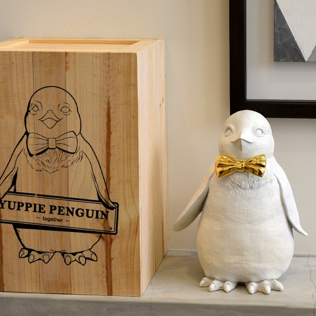 企鹅雅痞 / Yuppie Penguin - 摆饰 - 其他材质 白色