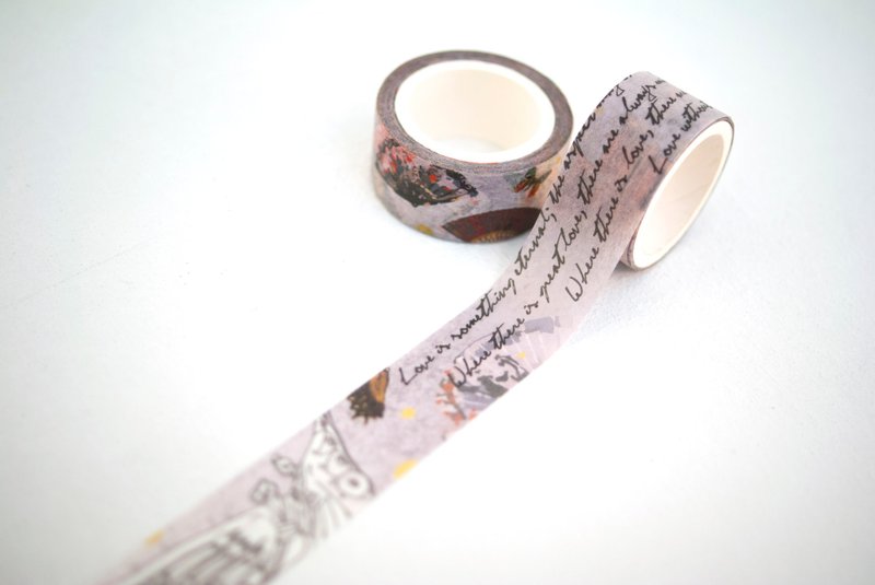 [mood”旅行系列纸胶带-蝴蝶翩飞 - 纸胶带 - 纸 紫色