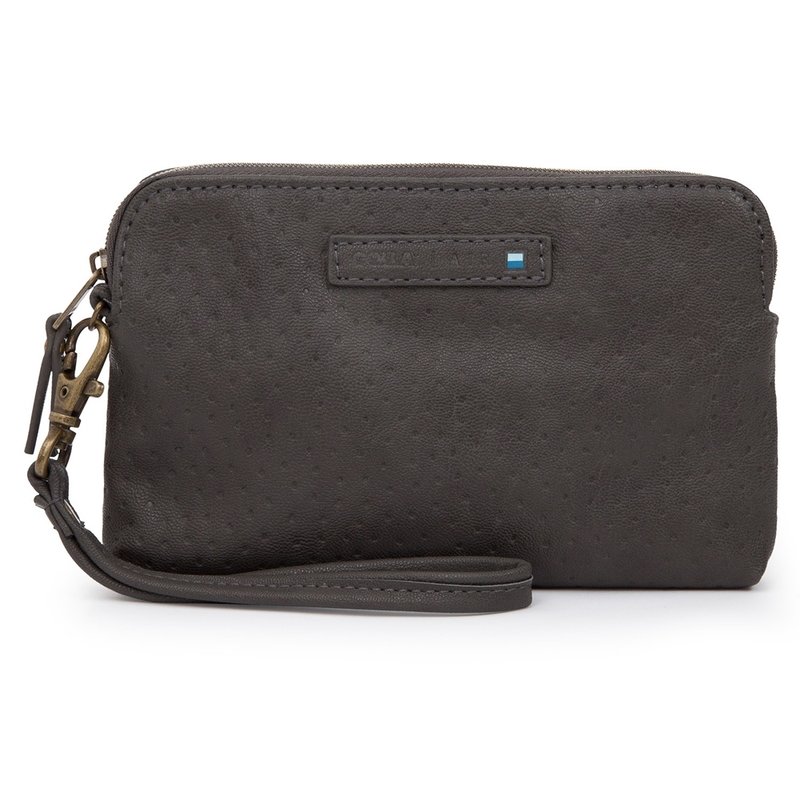 GOLLA 北欧芬兰时尚都会手腕包/收纳包 Air wristlet G1635 黑色 - 手拿包 - 真皮 黑色