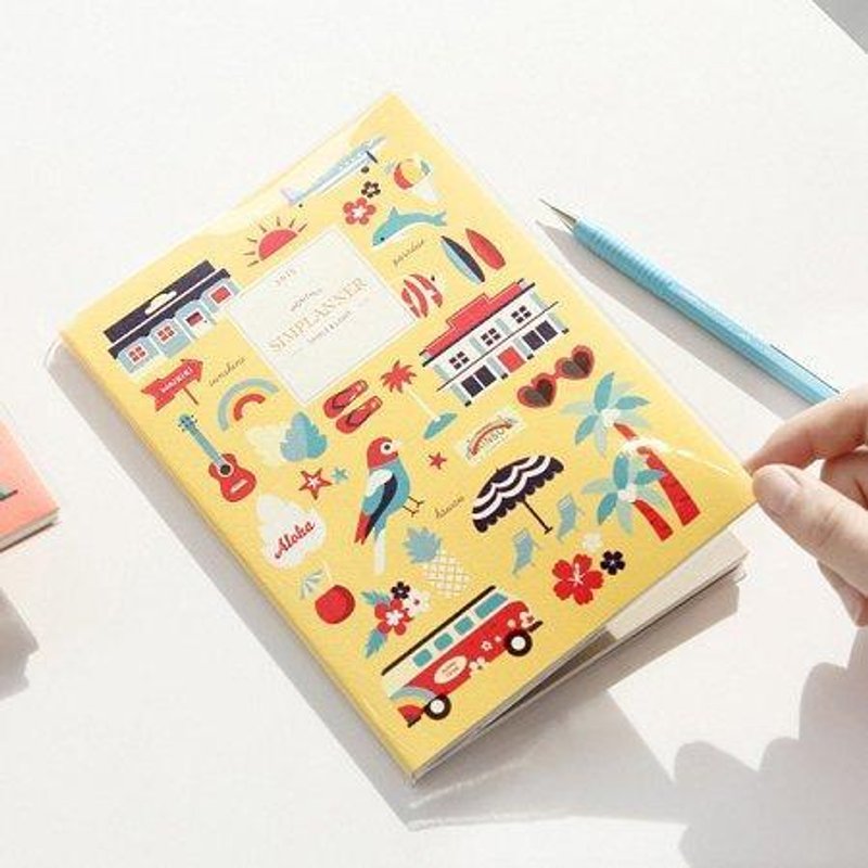 Dessin x GMZ-2015手帐 品味生活月志S(时效)-阿啰哈,GMZ01745 - 笔记本/手帐 - 纸 黄色