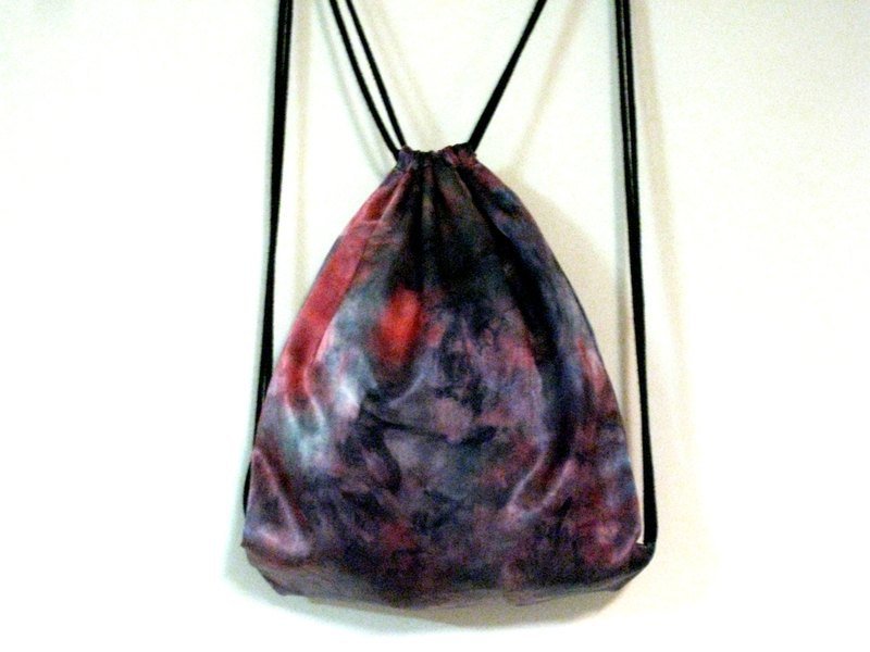 MaryWil-宇宙布花后背包 - 其他 - 其他材质 黑色