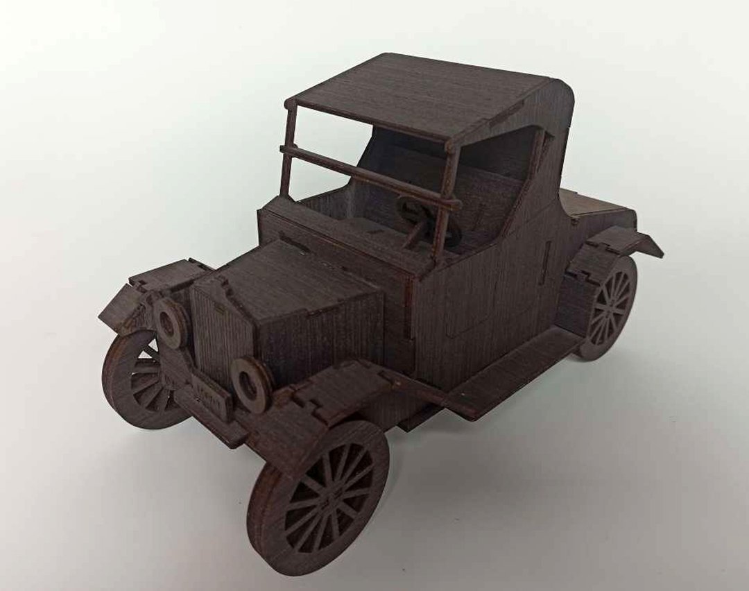 【福袋】文创商品/【福特 T -黑色复古车】摄影道具。古董车.. - 摆饰 - 木头 黑色