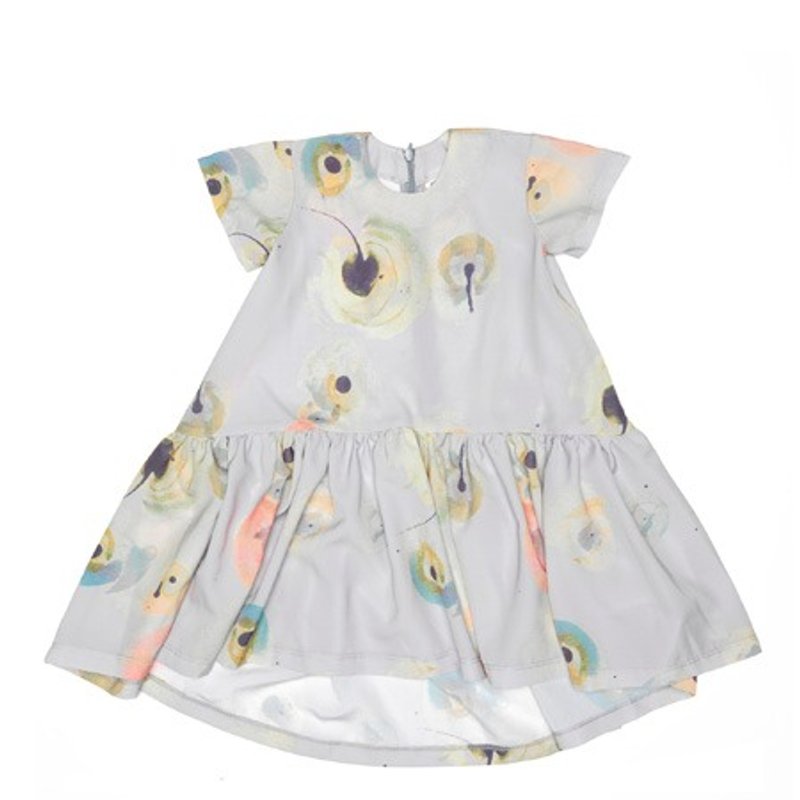 2015春夏 Beau loves 灰色满版Watercolor Frogspawn洋装 - 其他 - 棉．麻 多色