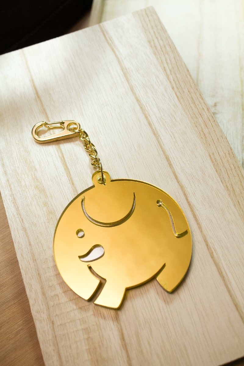 Black Joker 森灵动力系列-小圆象-随身镜/挂饰 - 其他 - 塑料 金色