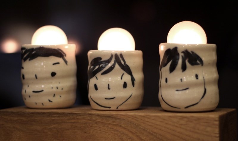 一家三口◐小夜灯 - 灯具/灯饰 - 其他材质 白色