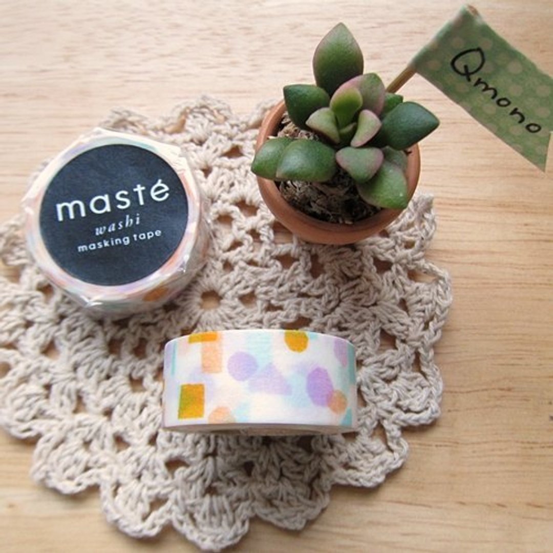 maste Masking Tape 和纸胶带 Multi【几何-紫 (MST-MKT19-PL)】 - 纸胶带 - 纸 多色