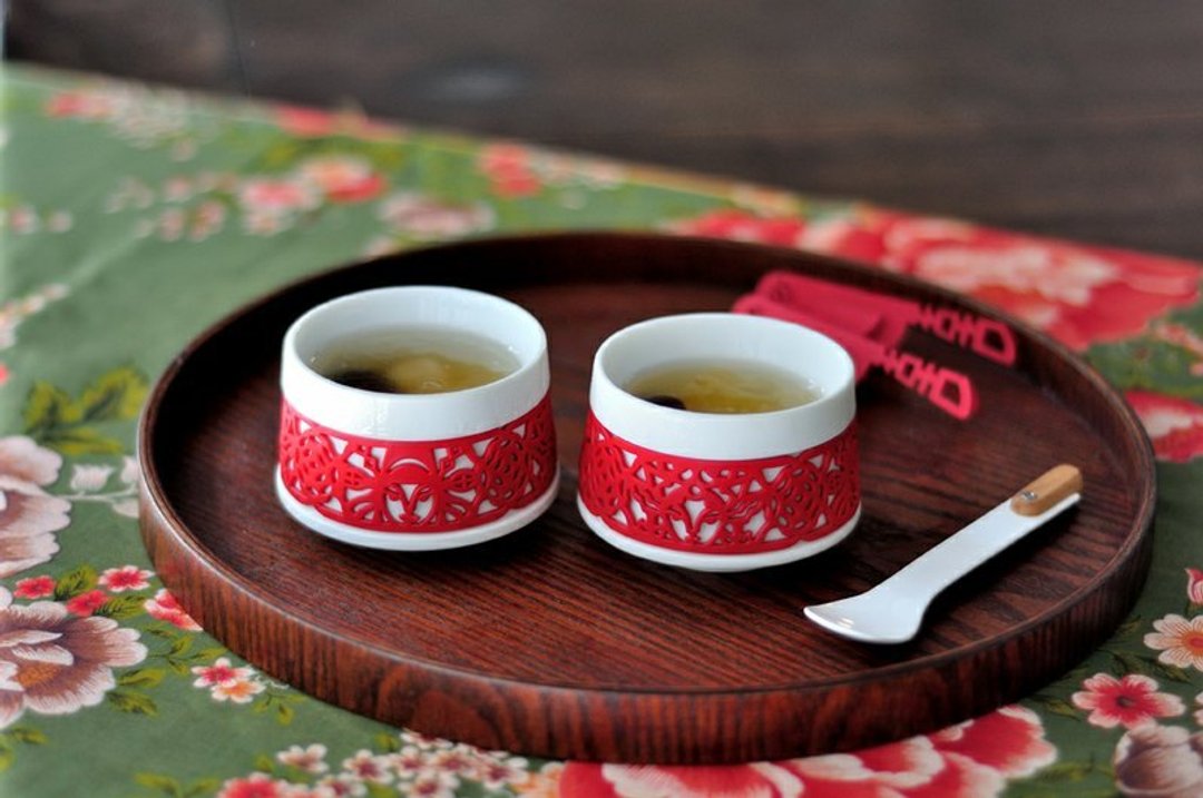 【交杯 JIAO BEI】｜茶杯｜对杯｜结婚礼物｜新居祝贺｜喜事｜年节｜ - 茶具/茶杯 - 其他材质 红色