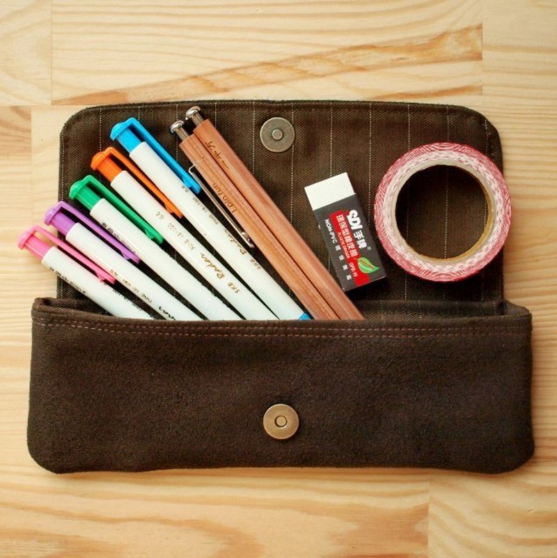 潘贝格笔袋-黑檀色 - 铅笔盒/笔袋 - 其他材质 黑色