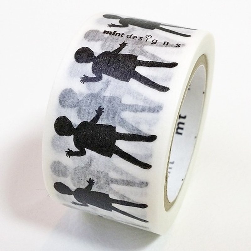 mt和纸胶带G8 x mintdesigns【doll.黑(MTMINT01)】 - 纸胶带 - 纸 黑色